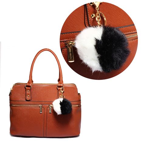 fake fur bag charm|Amazon.com: Fur Bag Charm.